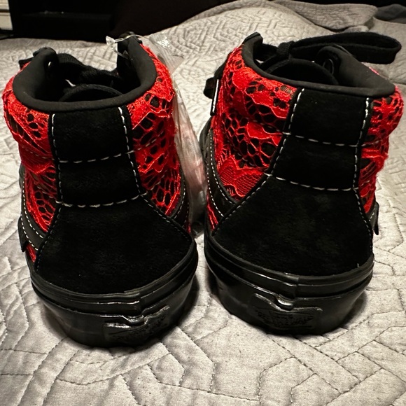 Vans X Premier Skate Grosso Mid Blake/High Risk Red Lace Men Size 7 Women 8.5 - Picture 8 of 11